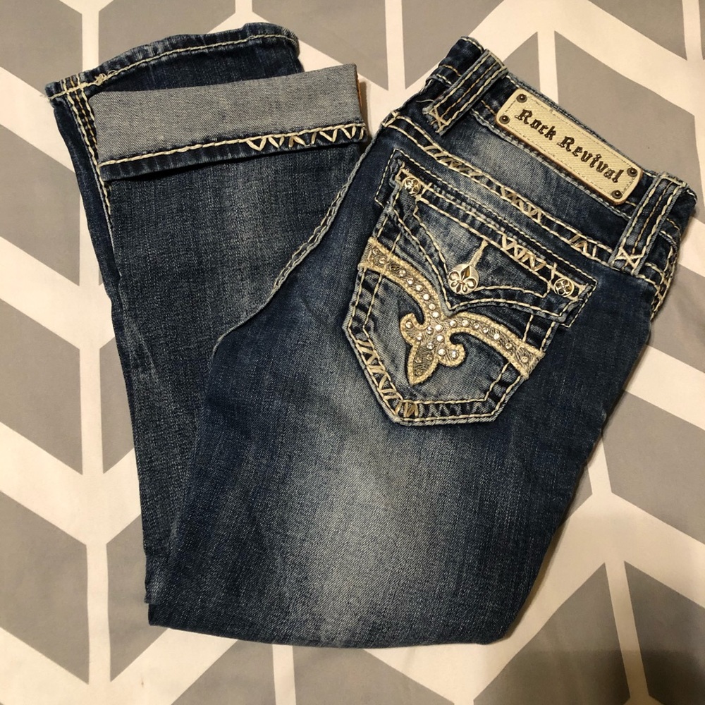 rock revival capris sz 26